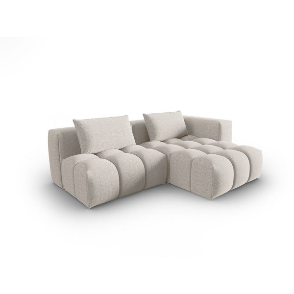 Divano angolare beige (con penisola a destra/con chaise lounge) Verona – Cosmopolitan Design