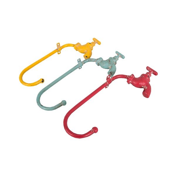 Set di 3 ganci da parete in metallo linea Antic Robinet - Antic Line