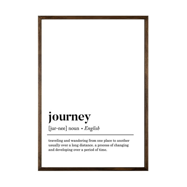Poster 50x70 cm Journey - Wallity