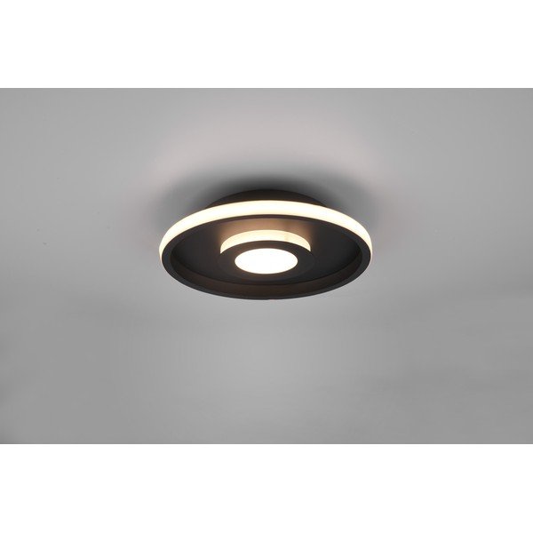Metallo nero opaco Apparecchio da soffitto a LED ø 30 cm Ascari - Trio-image-1