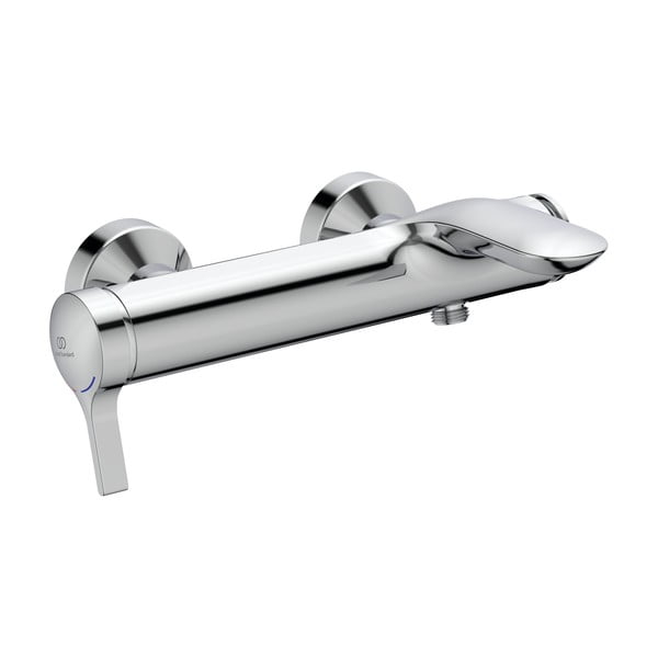 Rubinetto per vasca da bagno argentato effetto lucido a muro Melange - Ideal Standard