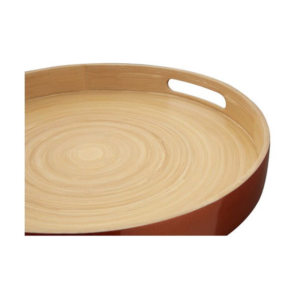 Vassoio da portata in bambù in bronzo , ⌀ 35 cm - Premier Housewares-image-2
