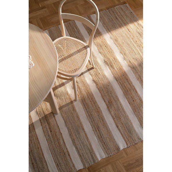 Tappeto di colore naturale in misto iuta tessuto a mano 200x300 cm Otti – Jotex-image-1