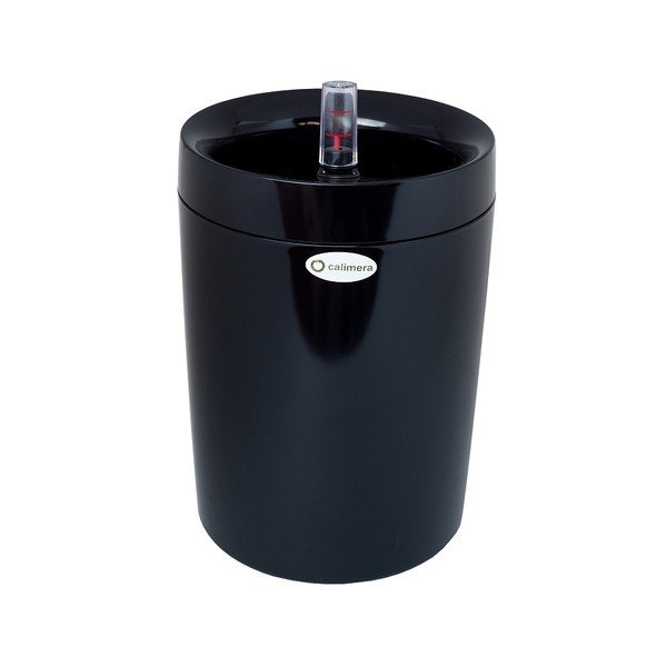 Vaso nero autoinnaffiante Calimera B2, ø 50 cm - Plastia