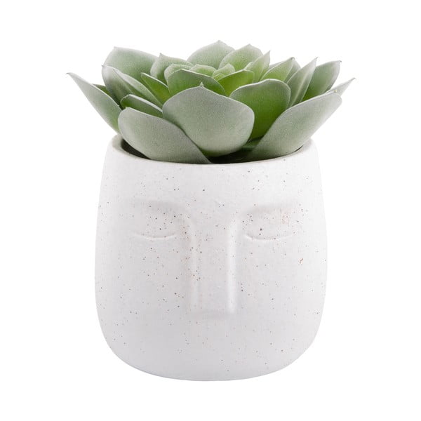 Vaso in ceramica bianca, ø 12,5 cm Face - PT LIVING-image-2