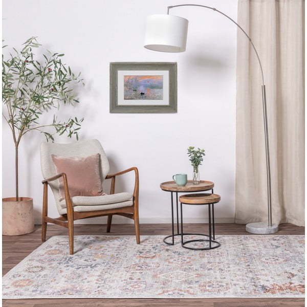 Tappeto beige 230x160 cm Flores - Asiatic Carpets-image-2