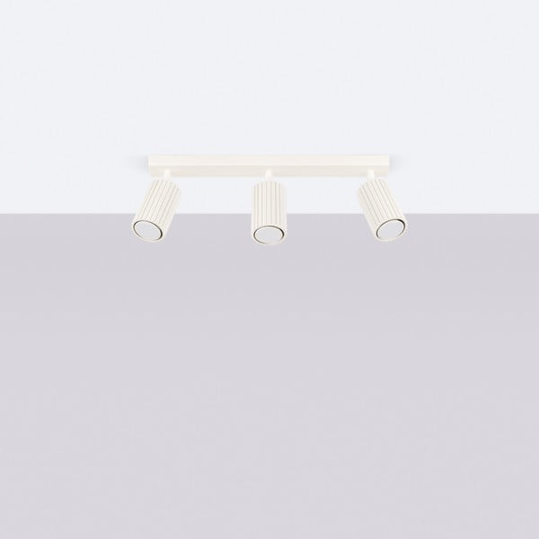 Faretto color crema 6,5x45 cm Gleam – Sollux-image-3