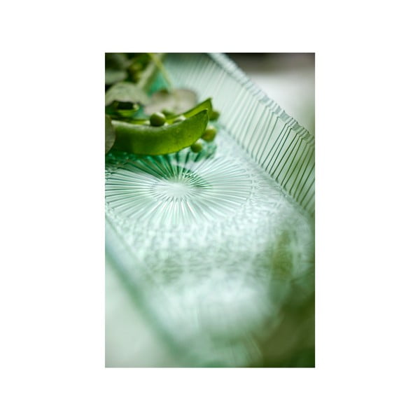 Piatto da portata in vetro verde 14x38 cm Kusintha - Bitz-image-3