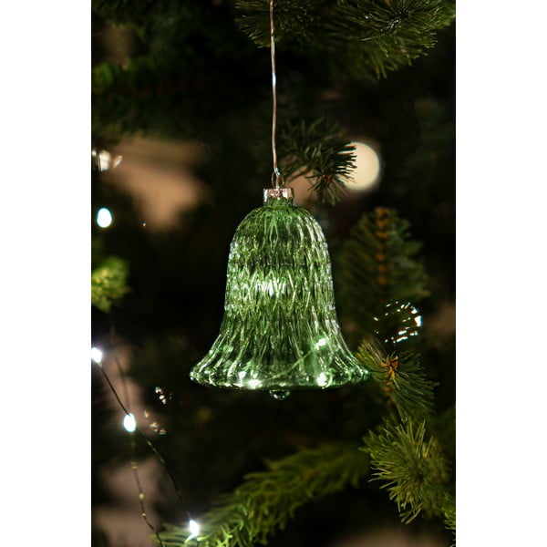 Decorazione luminosa verde ø 9 cm Luna - Sirius-image-2