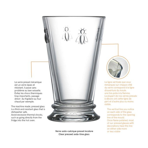 Bicchiere 310 ml Abeille – La Rochére-image-3