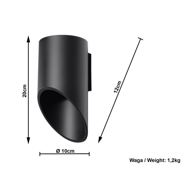 Applique nera 20 Nixon - Sollux-image-4