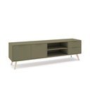 Mobile TV verde opaco 180x53x40 cm Campus – Marckeric