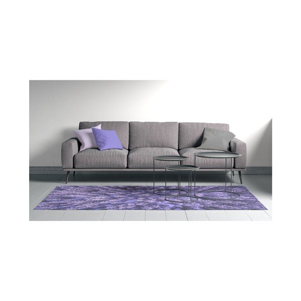 Fialový koberec Oyo home Suzzo Flower, 140 x 220 cm-image-1