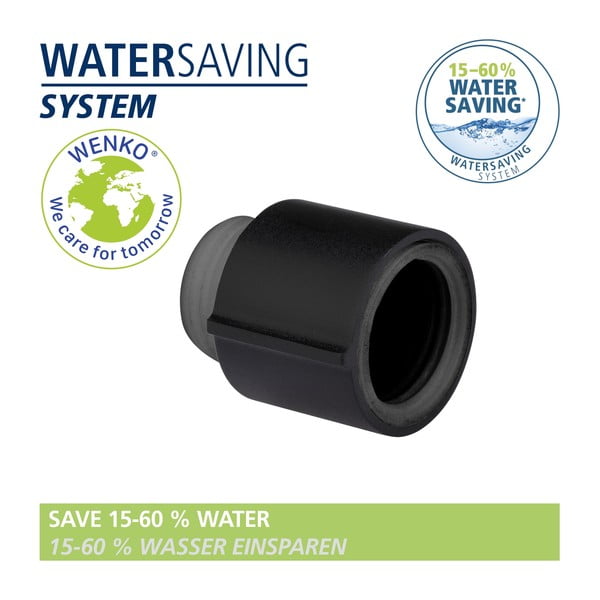 Set doccia nero in acciaio inox 120 cm Young - Wenko-image-3