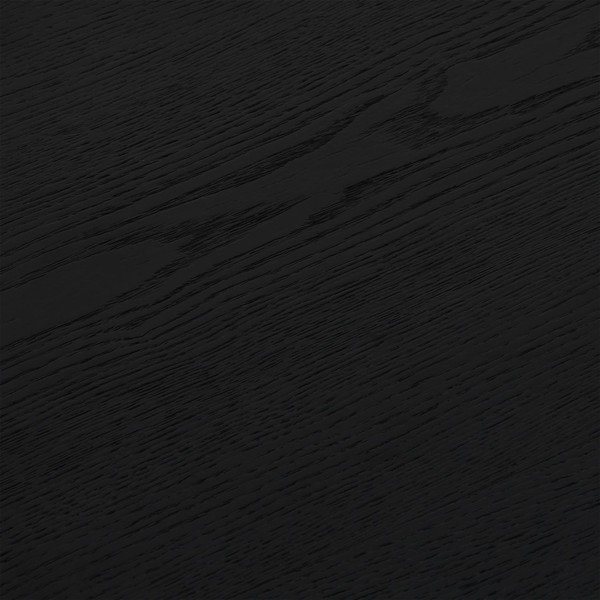 Tavolino nero in rovere ø 60 cm Tango - Furnhouse-image-1