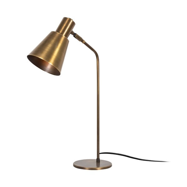 Lampada da tavolo in bronzo con paralume in metallo (altezza 50 cm) Sivani - Opviq lights