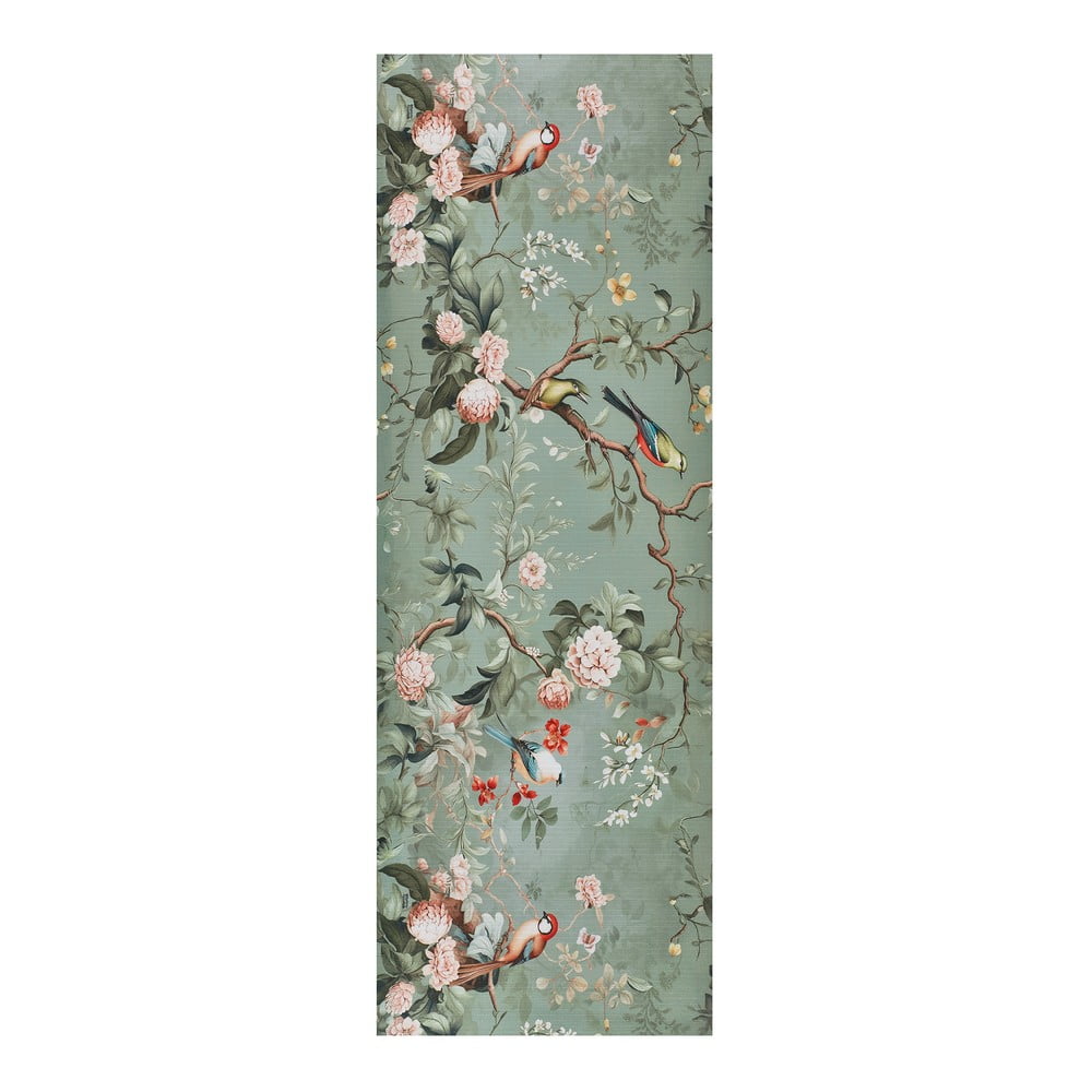Passatoia verde chiaro lavabile 52x100 cm Ricci Monet – Universal | Tappeti