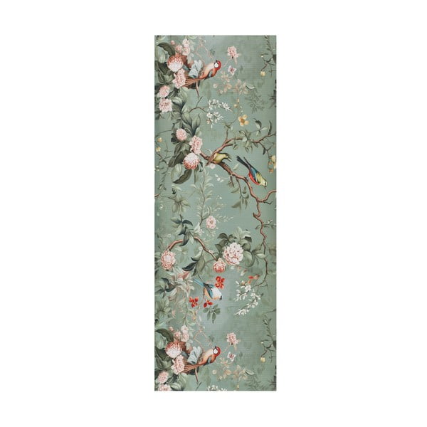 Passatoia verde chiaro lavabile 52x100 cm Ricci Monet – Universal