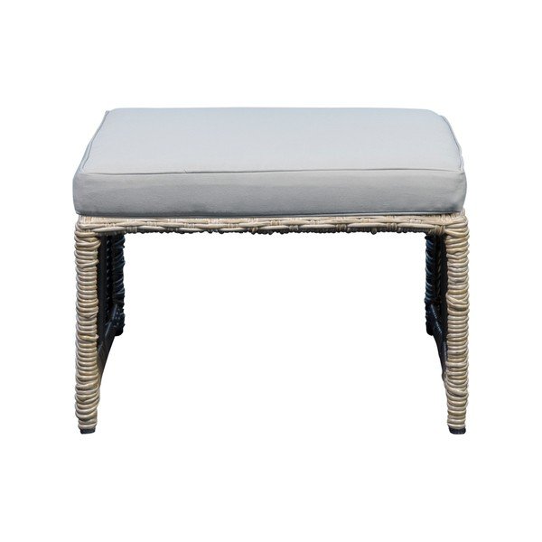 Set di mobili da giardino beige/marrone chiaro in rattan artificiale per 2 persone Modular – Unique Furniture-image-4