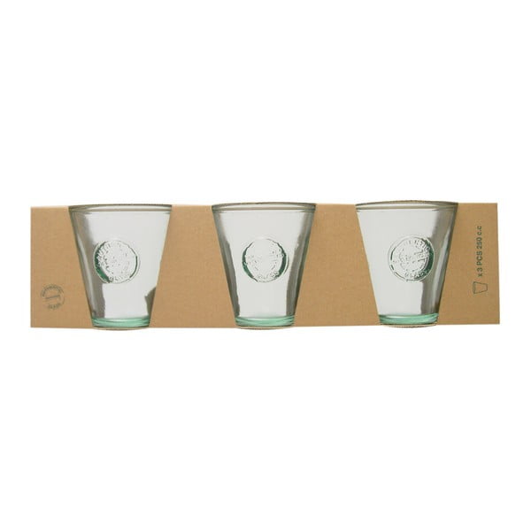 Set di 3 barattoli in vetro riciclato Ego Dekor , 250 ml Authentic - Ego Dekor