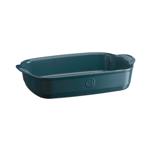 Piastra rettangolare blu papavero , 36 x 23 cm - Emile Henry