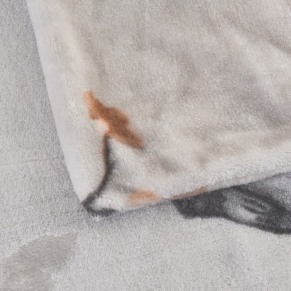 Set copripiumino e federa grigio in micropile per letto singolo 140x200 cm Ronja – My House-image-2