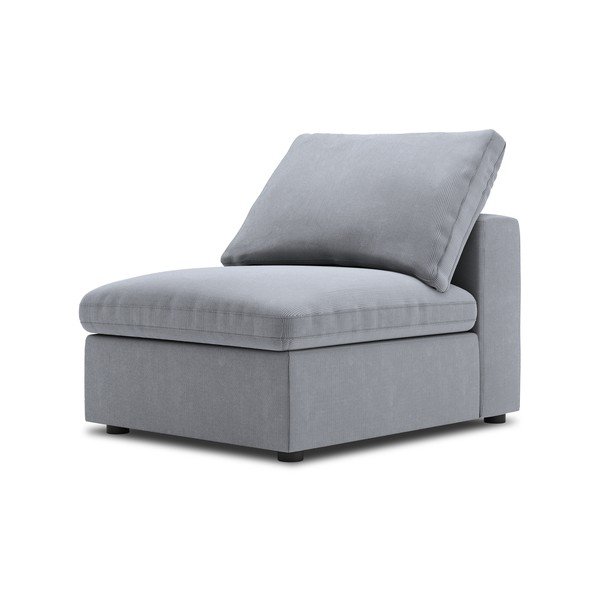 Parte centrale grigia del divano modulare in velluto a coste Galaxy - Windsor & Co Sofas-image-2