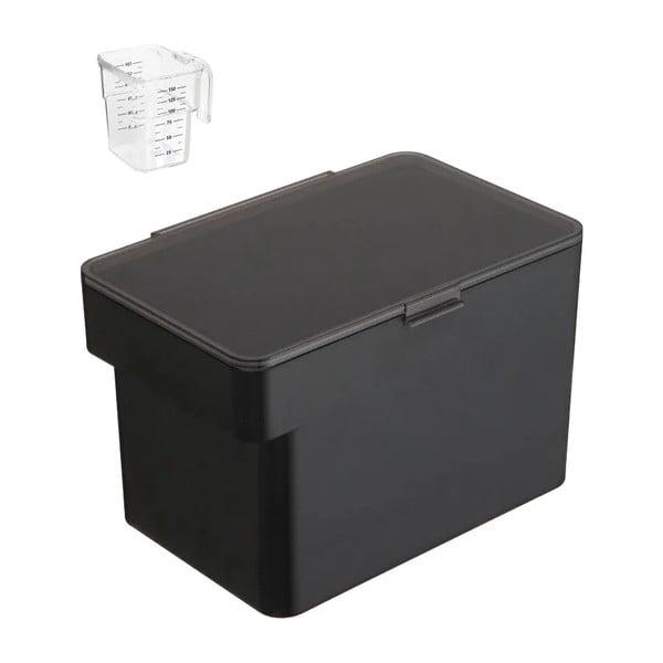 Set di ciotola e contenitore per cibo per animali domestici  neroTower - YAMAZAKI-image-4