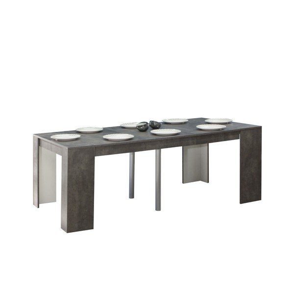 Tavolo da pranzo pieghevole grigio Elastic - TemaHome-image-2