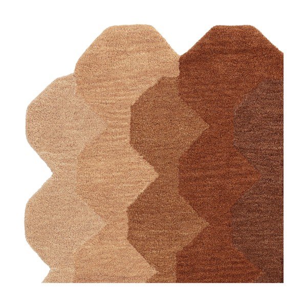 Tappeto in lana color mattone 160x230 cm Hive - Asiatic Carpets-image-3