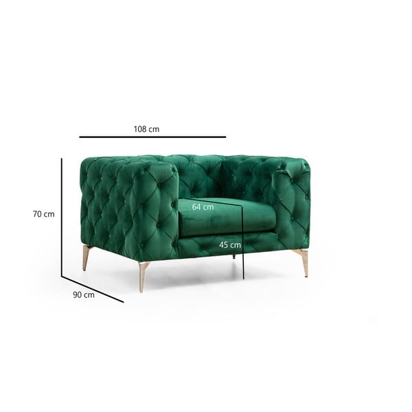 Sedia verde Como - Artie-image-3