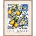 Dipinto stampato con cornice inclusa 40x50 cm Sicilia – Styler