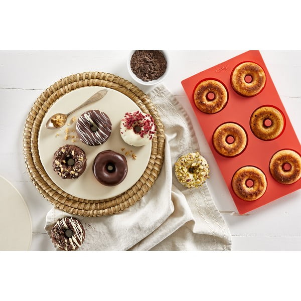 Stampo da forno in silicone adatto per donut 17,5x30,5 cm – Lékué-image-4