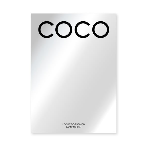 Specchio da parete 50x70 cm Coco Chanel - Little Nice Things