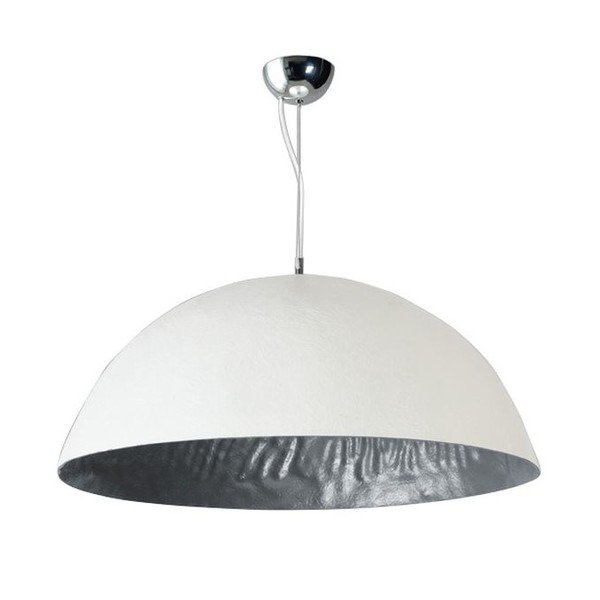 Mezzo Tondo bianco-argento apparecchio da soffitto, ⌀ 70 cm - ETH