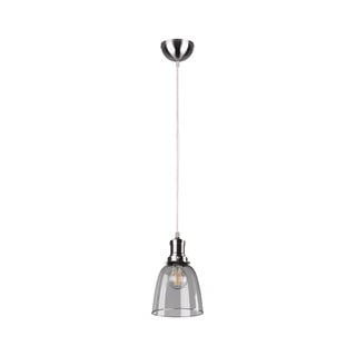 Lampadario argentato con paralume in vetro ø 14 cm Vita – Trio