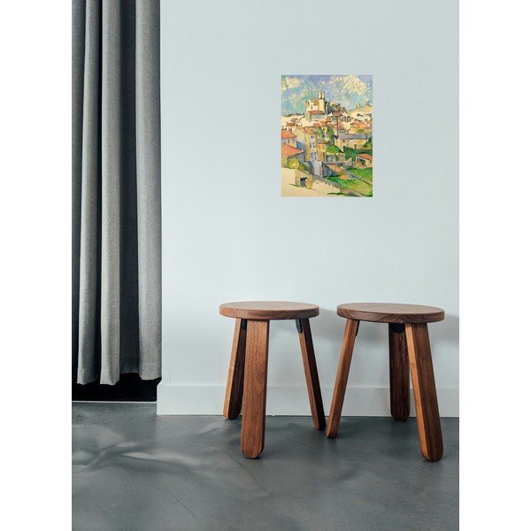 Dipinto - riproduzione 30x40 cm Gardanne, Paul Cézanne - Fedkolor-image-1