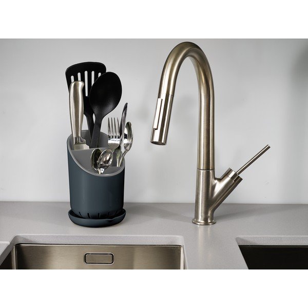 Portaposate e utensili da cucina grigio Dock - Joseph Joseph-image-3