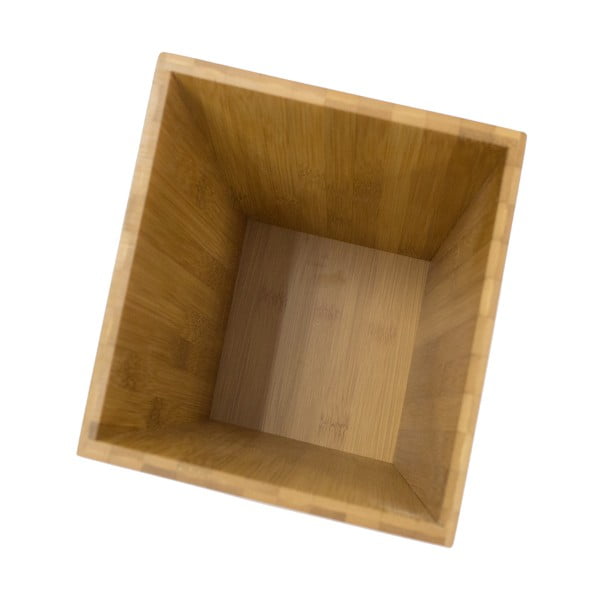 Cestino per la spazzatura di colore naturale in bambù 3 l – MSV-image-2