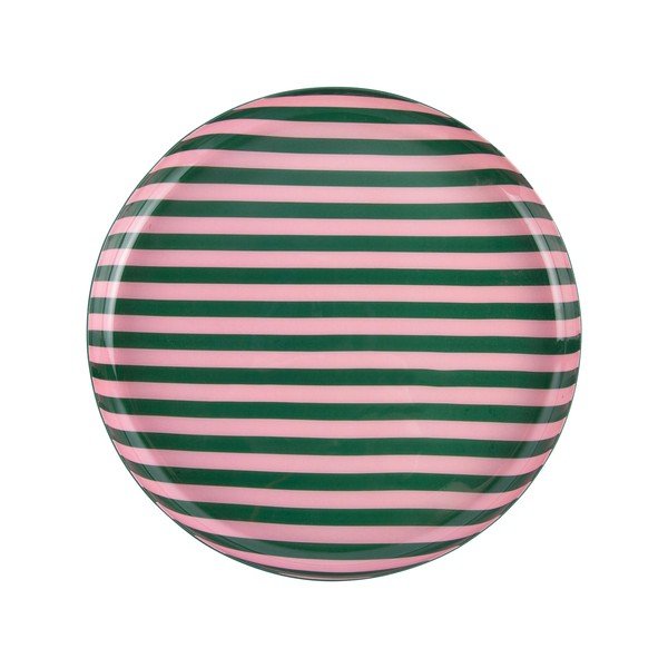 Piatto verde/rosa chiaro in ferro ø 22 cm Animado – PT LIVING-image-2