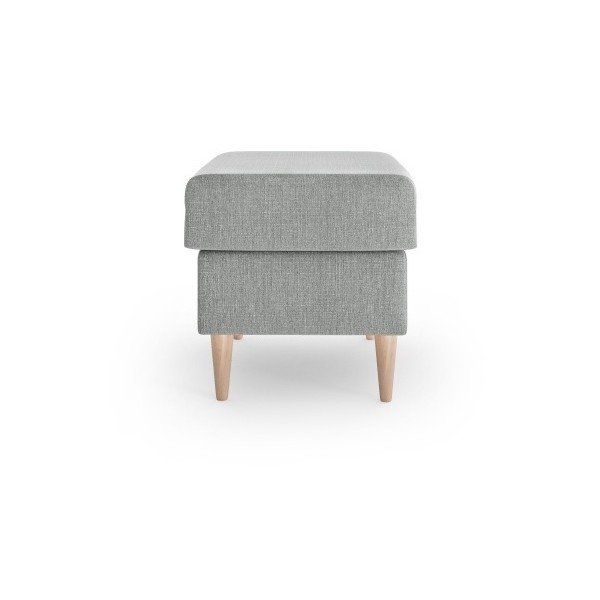 Pouf Aubrieta grigio, 60 x 45 cm - Mazzini Sofas-image-3