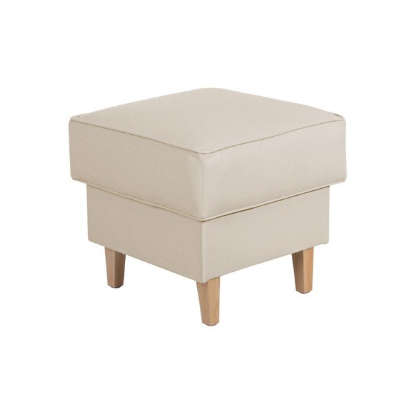Pouf Lorris in similpelle beige - Max Winzer