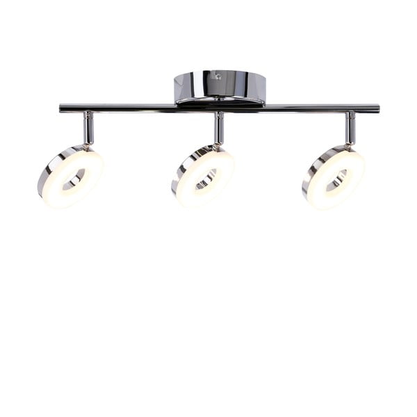 Plafoniera LED in argento lucido 47x16 cm Thema - Candellux Lighting