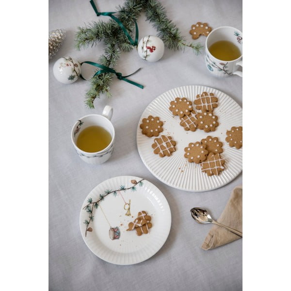 Piatto natalizio in porcellana Hammershoi, ⌀ 19 cm Hammershøi - Kähler Design-image-1