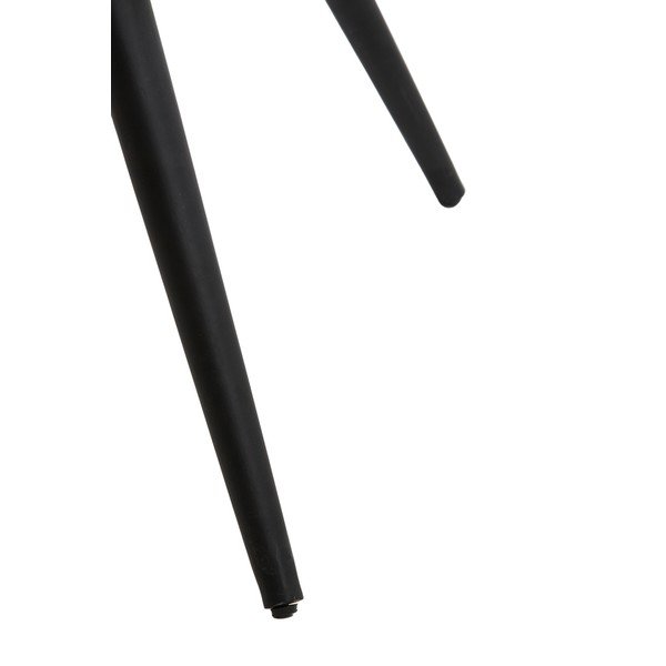 Tavolo da pranzo rotondo in nero e marrone scuro con piano in acacia ø 120 cm Turi - Light & Living-image-2