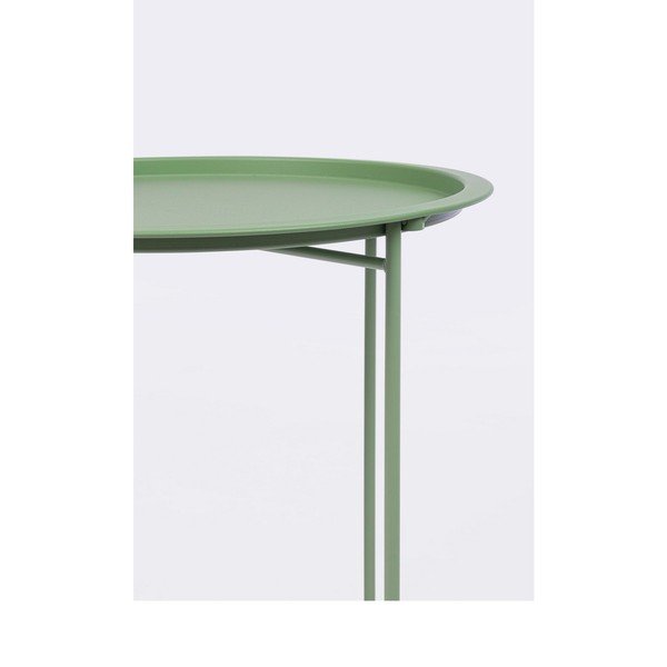 Tavolino da giardino rotondo in acciaio ø 46 cm Austin – Bizzotto-image-1