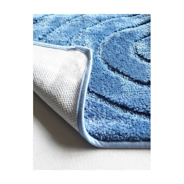 Tappetino da bagno blu 50x80 cm - JAHU collections-image-1