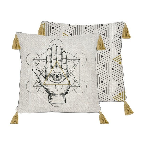 Cuscino a mano, 45 x 45 cm - Madre Selva-image-1