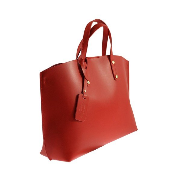 Borsa City in pelle rossa - Chicca Borse-image-1