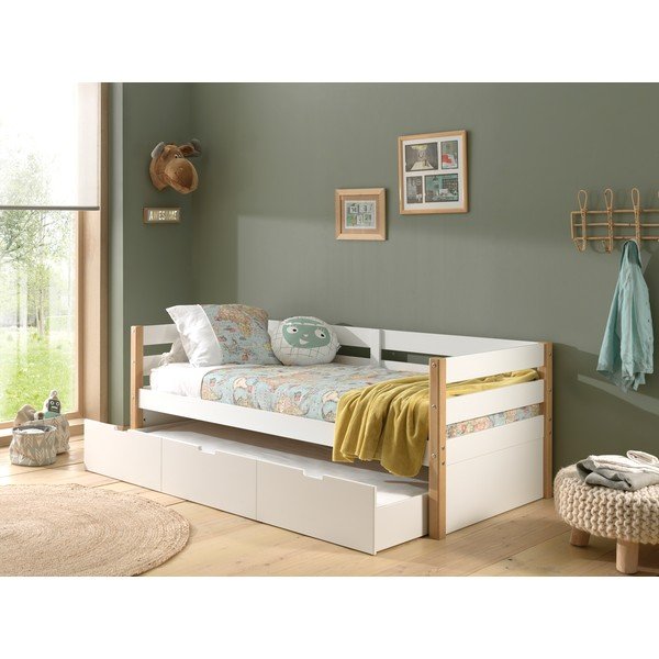 Letto bianco per bambini 90x200 cm Margrit - Vipack-image-3